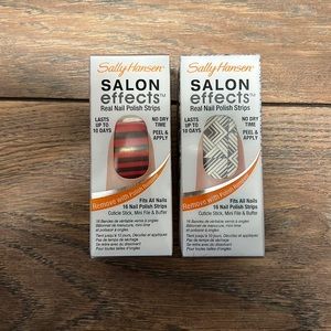 🚨MEVER USED🚨 Sally Hansen salon effects nail polish strips bundle